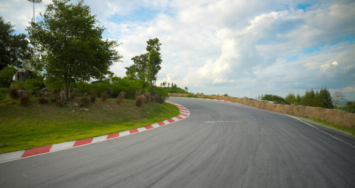 レース中の視界